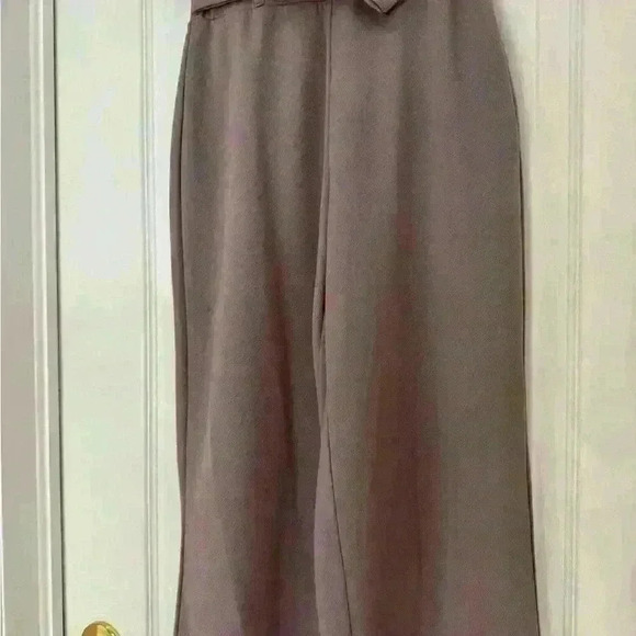 Woman’s Purple Wide Legged  Trousers - Picture 8 of 8